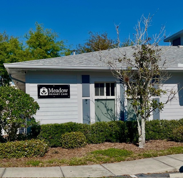 Meadow Primary Care office building with signage in Lakewood Ranch, Bradenton FL